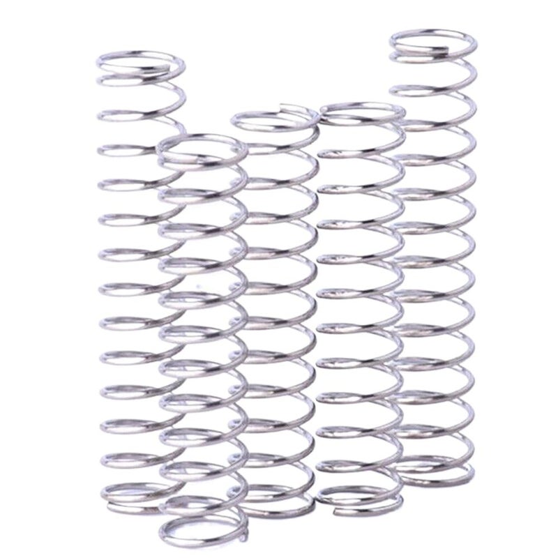 Customizable Compression Springs 304 Stainless Steel Wire Dia 0 4mm OD 3 12mm Length 5 300mm Size 50pcs 3x45mm - Image 1